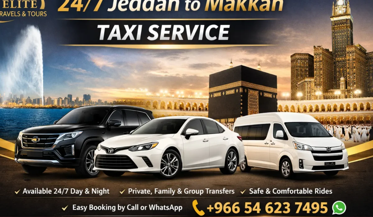 24/7 Jeddah to Makkah Taxi Transfer