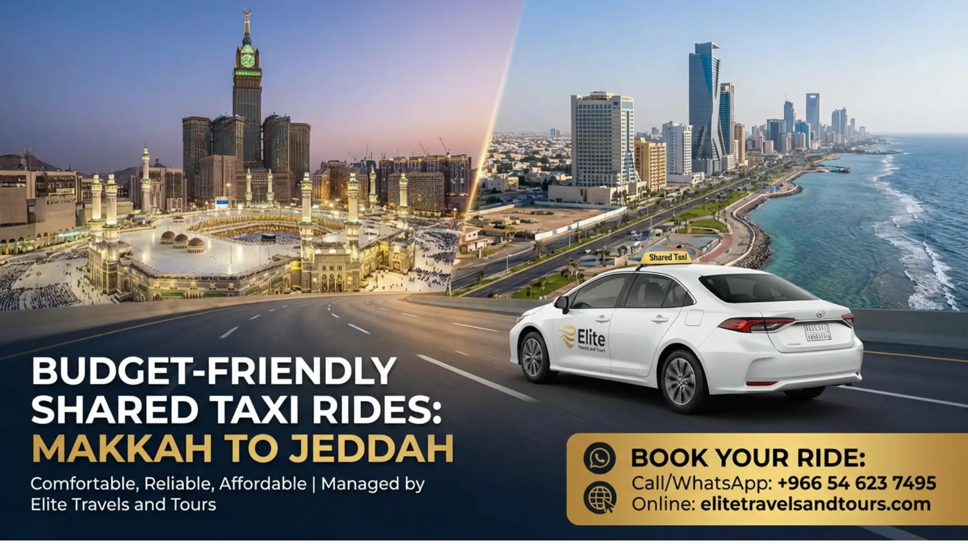 Budget-Friendly Shared Taxi Rides from Makkah to Jeddah