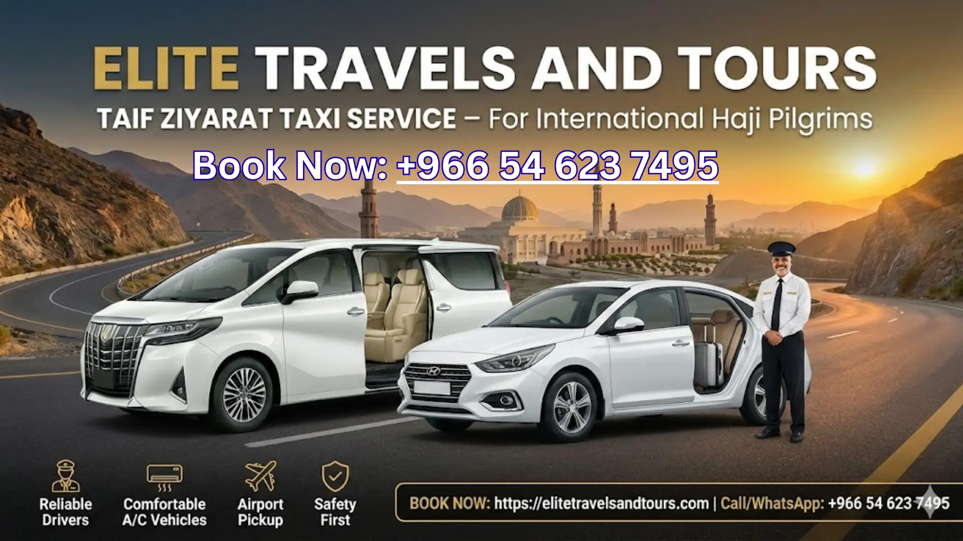 Taif Ziyarat Taxi Service – Safe and Comfortable For International Haji With Well-Known Trusted Drivers